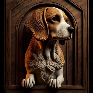 3D model Beagle dog (STL)